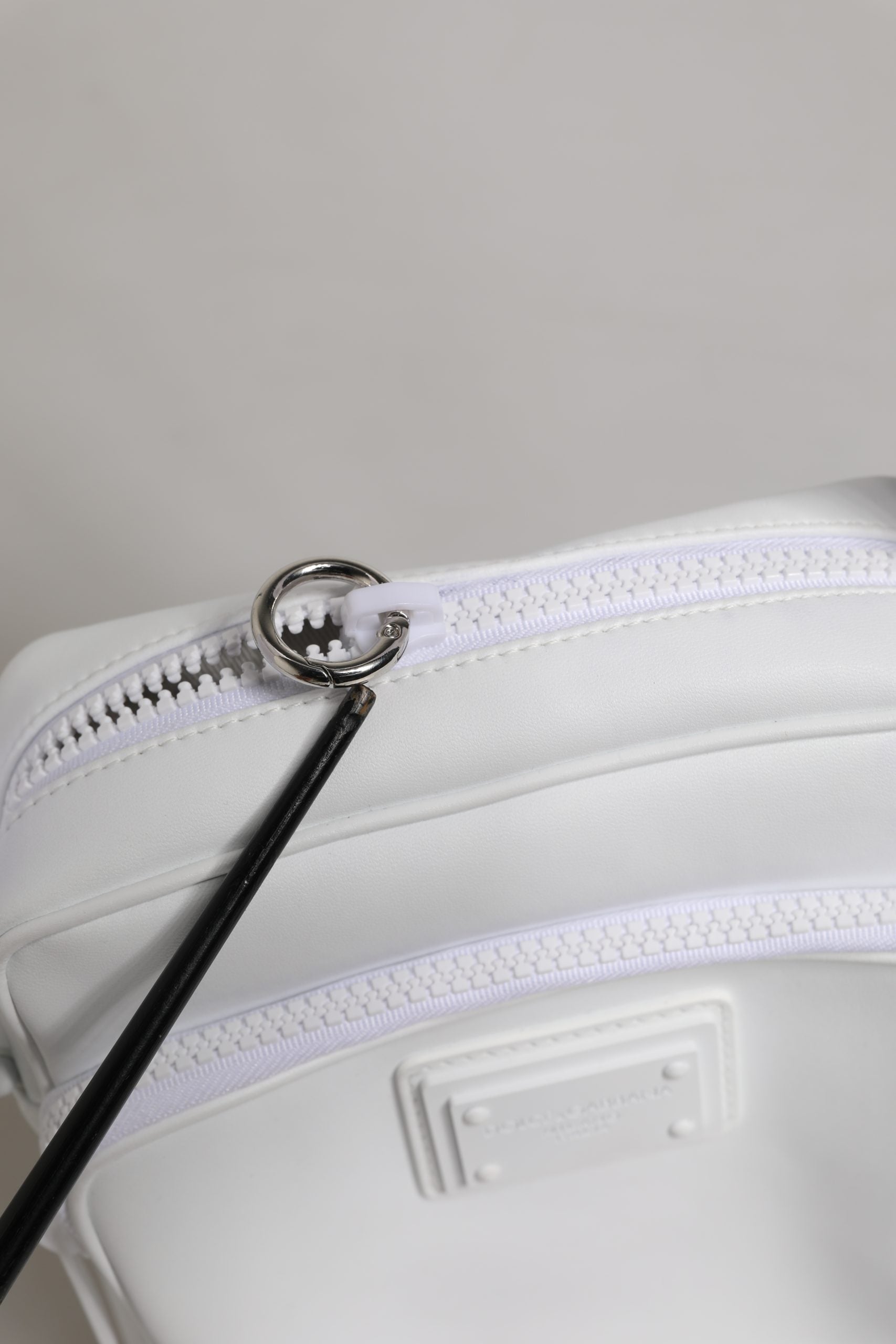 Dolce & Gabbana White Logo Plaque Crossbody Shoulder Borse Men Bag Dolce & Gabbana