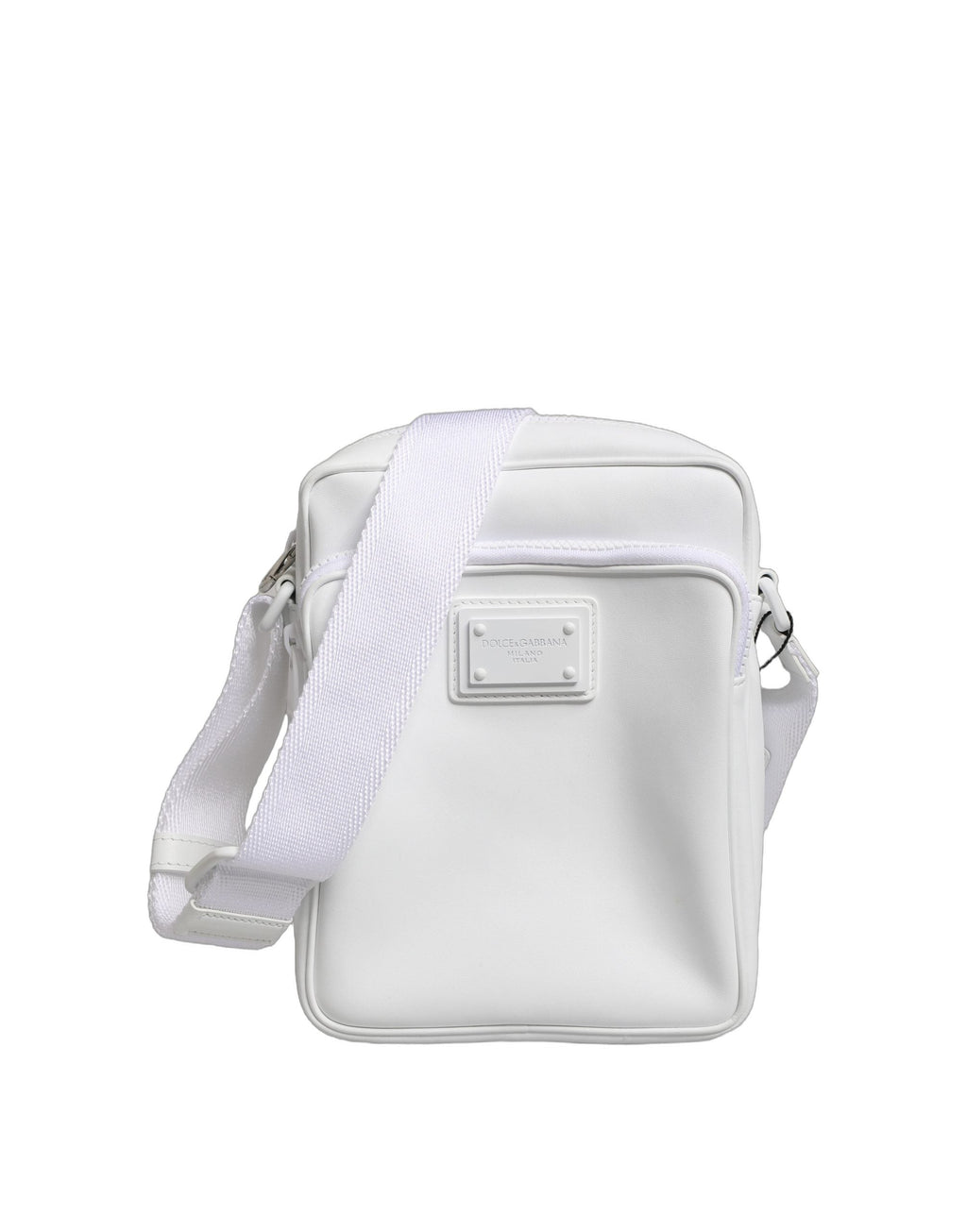 Dolce & Gabbana White Logo Plaque Crossbody Shoulder Borse Men Bag Dolce & Gabbana