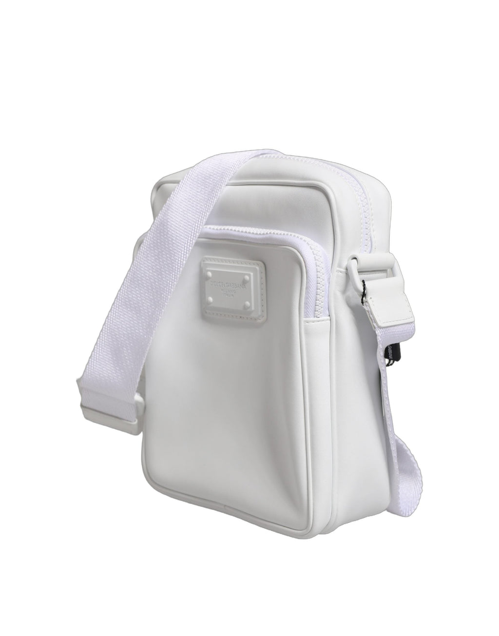 Dolce & Gabbana White Logo Plaque Crossbody Shoulder Borse Men Bag Dolce & Gabbana