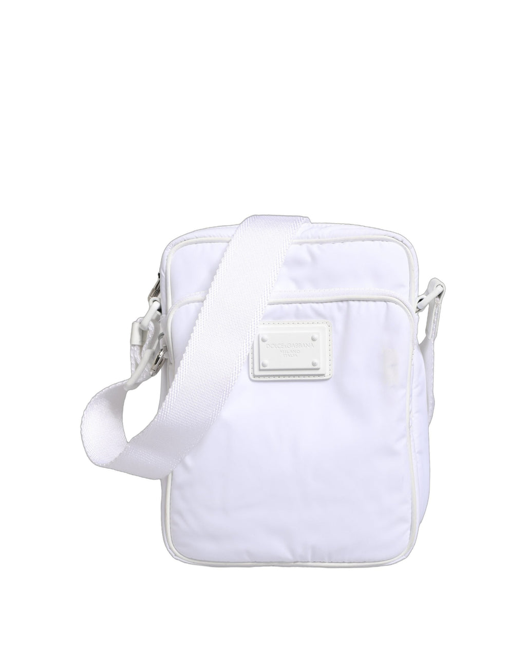 Dolce & Gabbana White Logo Plaque Crossbody Shoulder Borse Men Bag Dolce & Gabbana
