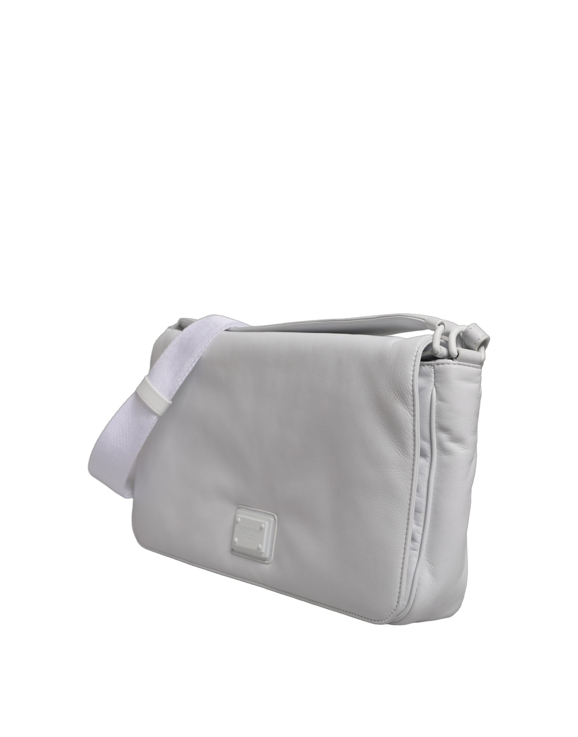 Dolce & Gabbana White Logo Plaque Crossbody Shoulder Borse Women Bag Dolce & Gabbana