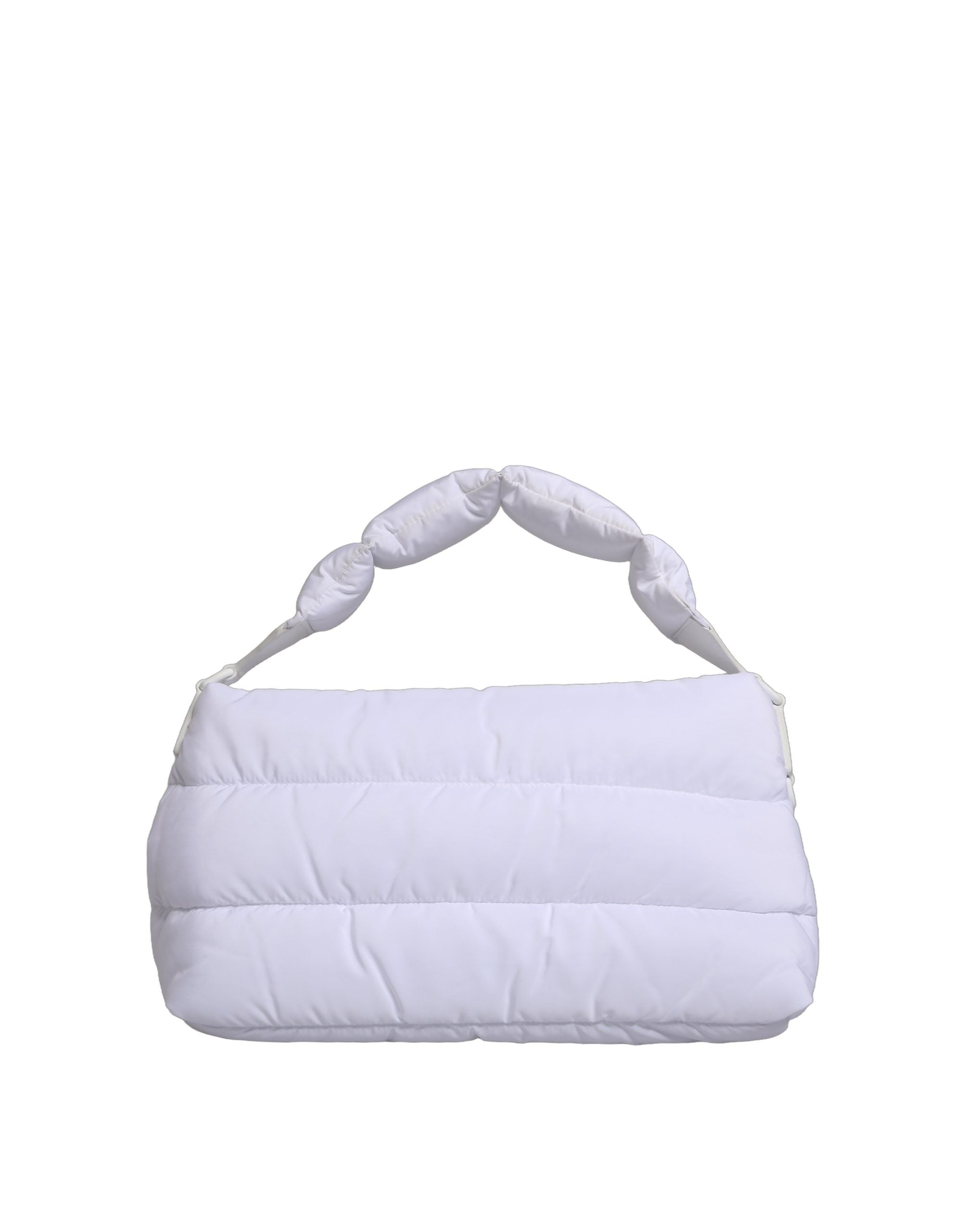 Dolce & Gabbana White Logo Plaque Polyester Quilted Shoulder Borse Bag Dolce & Gabbana