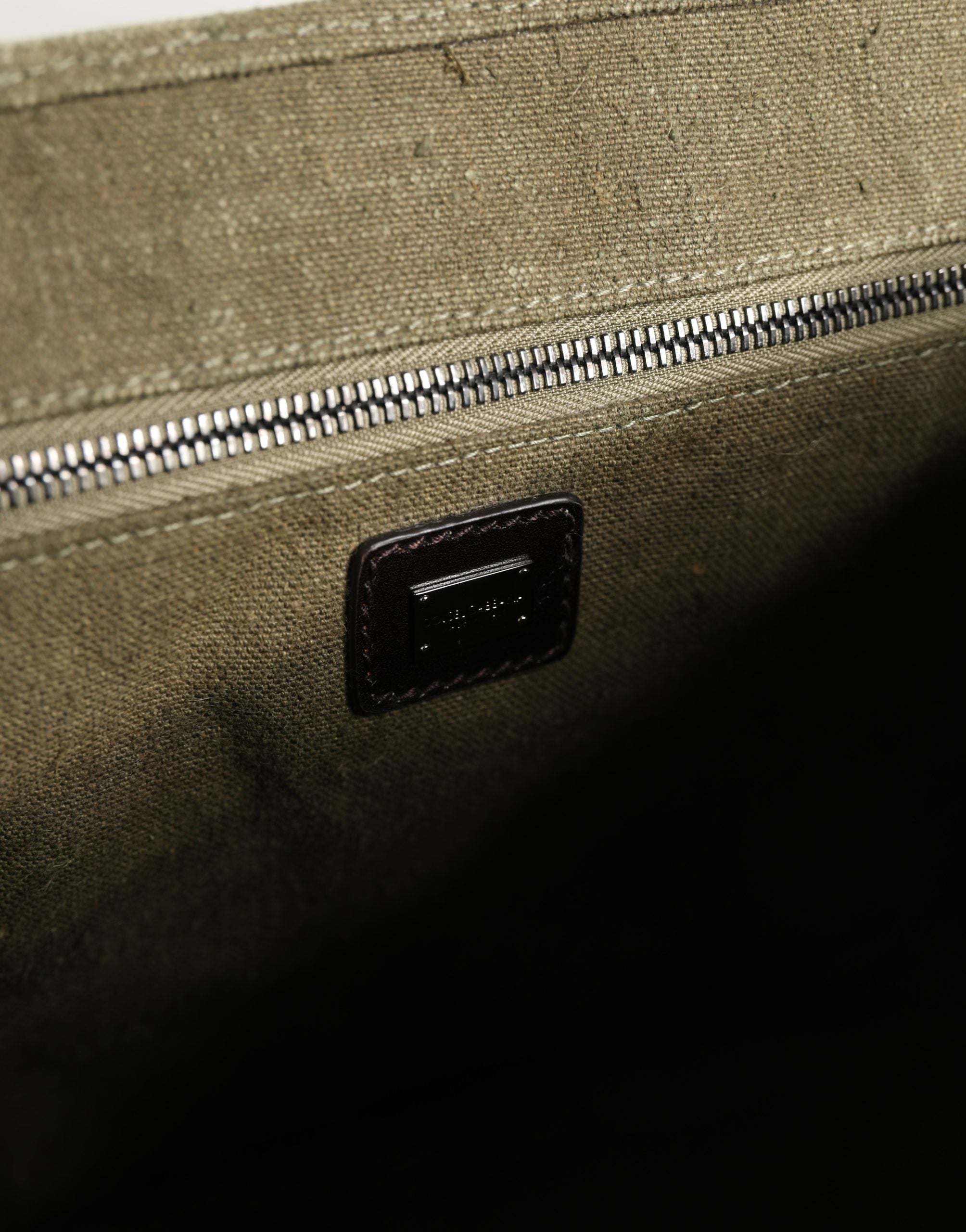 Dolce & Gabbana Military Green Two Tone Messenger Shoulder Borse Men Bag Dolce & Gabbana