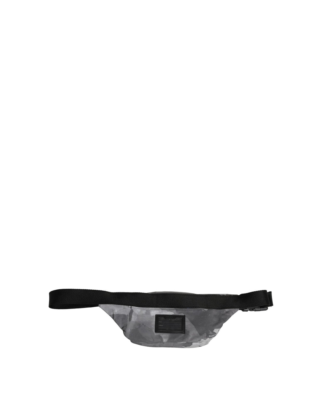Dolce & Gabbana Black Nylon Brass Plate Camouflage Waist Fanny Pack Bag Dolce & Gabbana
