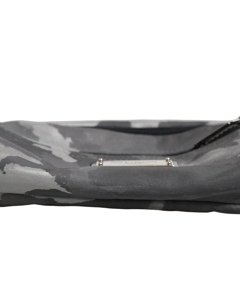 Dolce & Gabbana Black Nylon Brass Plate Camouflage Waist Fanny Pack Bag Dolce & Gabbana