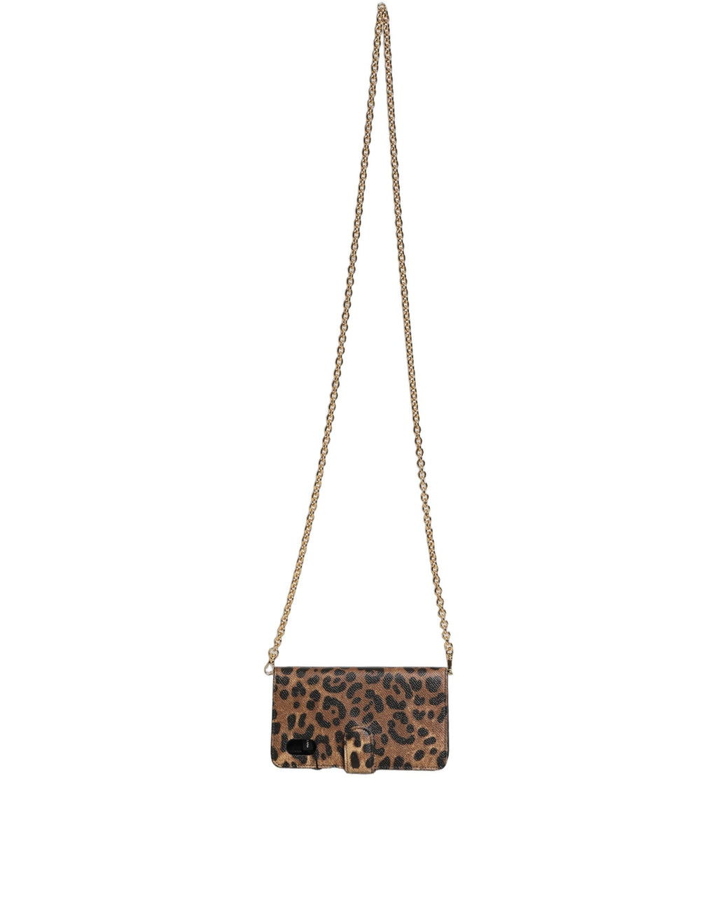 Dolce & Gabbana Flip Cover Brown Leopard Crystal iPhone X - XS Case Dolce & Gabbana