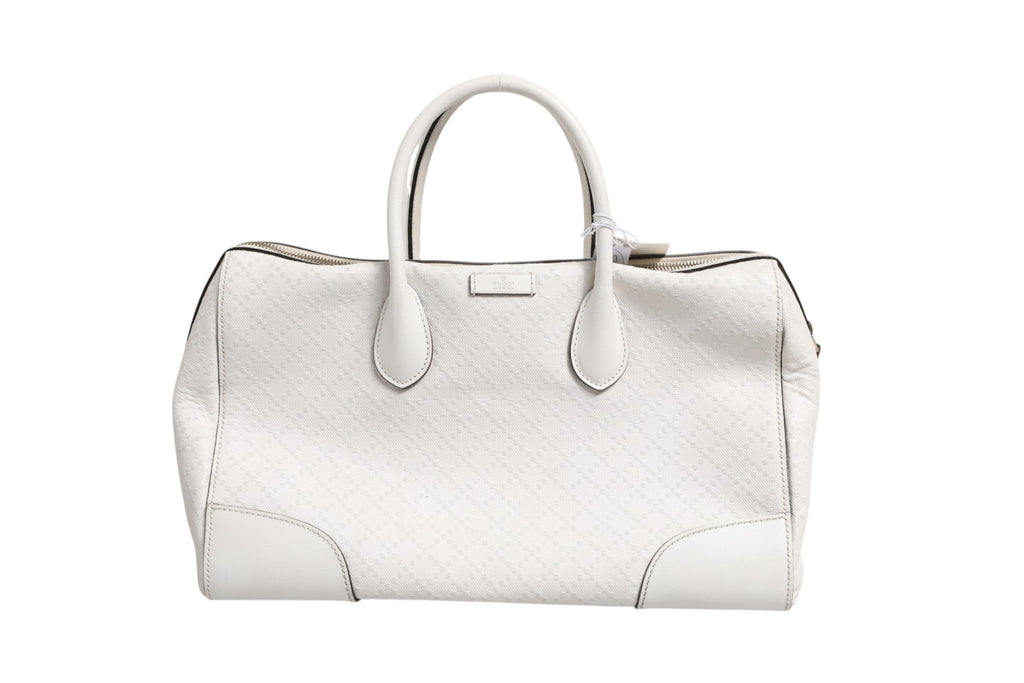 Gucci Medium Diamante Leather Boston Bag Gucci