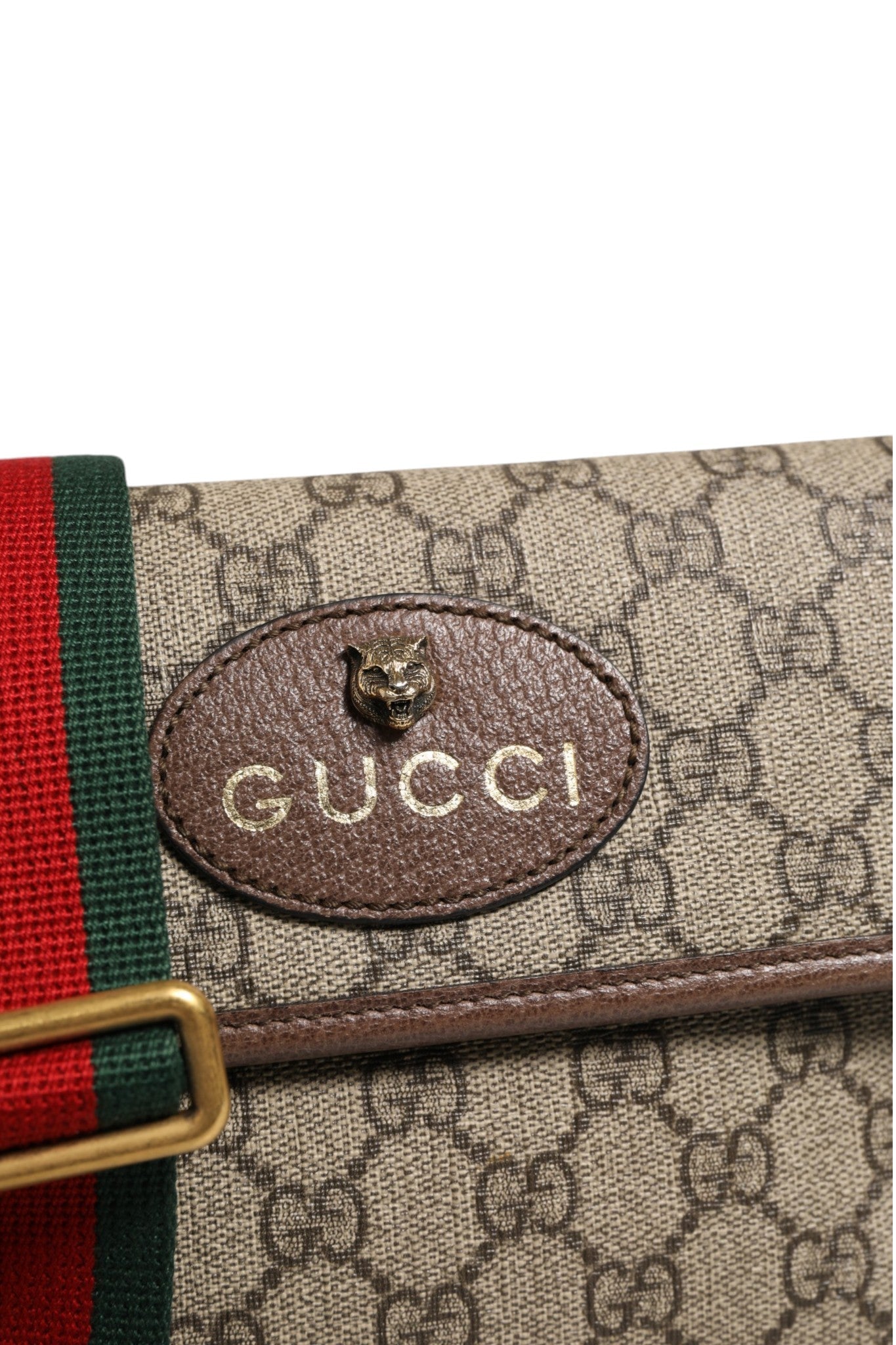 Gucci Supreme Monogram Neo Vintage Web Belt Bag Gucci