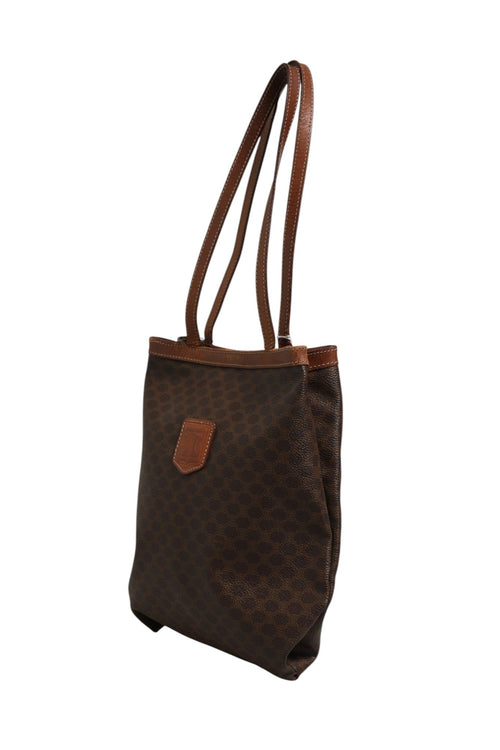 Celine Macadam Canvas Shoulder Tote Bag Celine