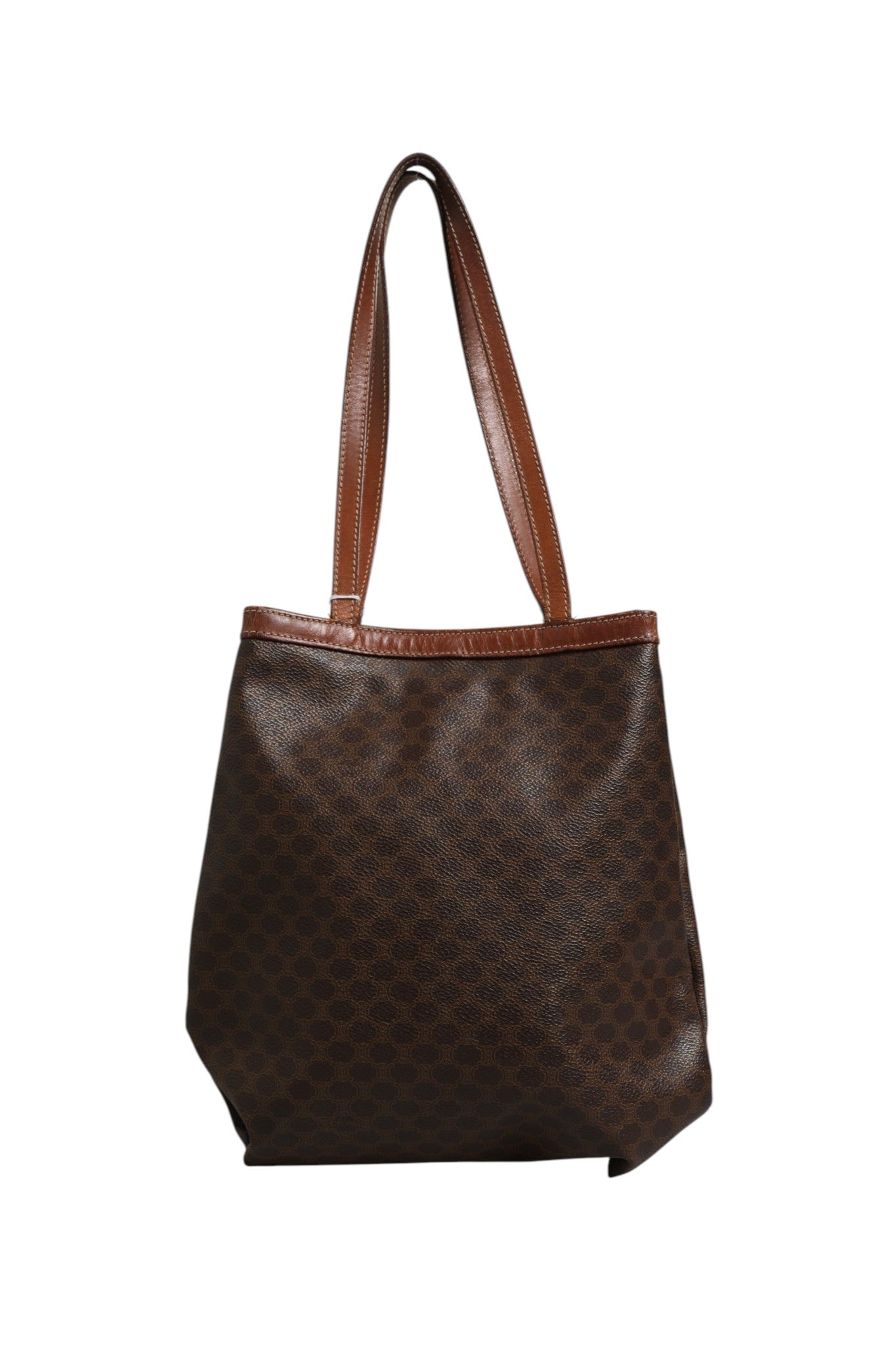 Celine Macadam Canvas Shoulder Tote Bag Celine