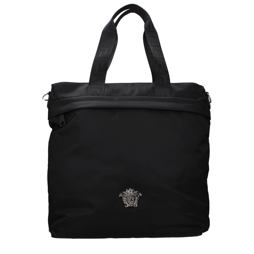 Versace Black Nylon Shoulder Bag Versace