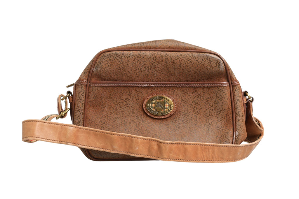 Burberry Brown and Gold Crossbody Bag Burberry