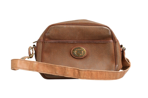 Burberry Brown and Gold Crossbody Bag Burberry