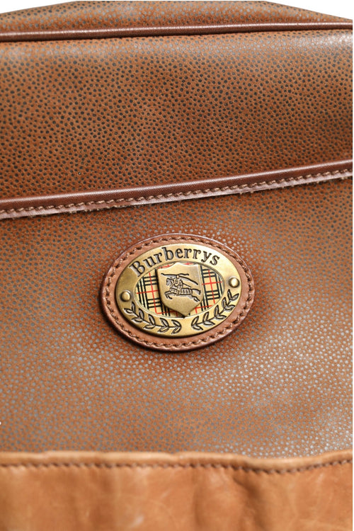 Burberry Brown and Gold Crossbody Bag Burberry