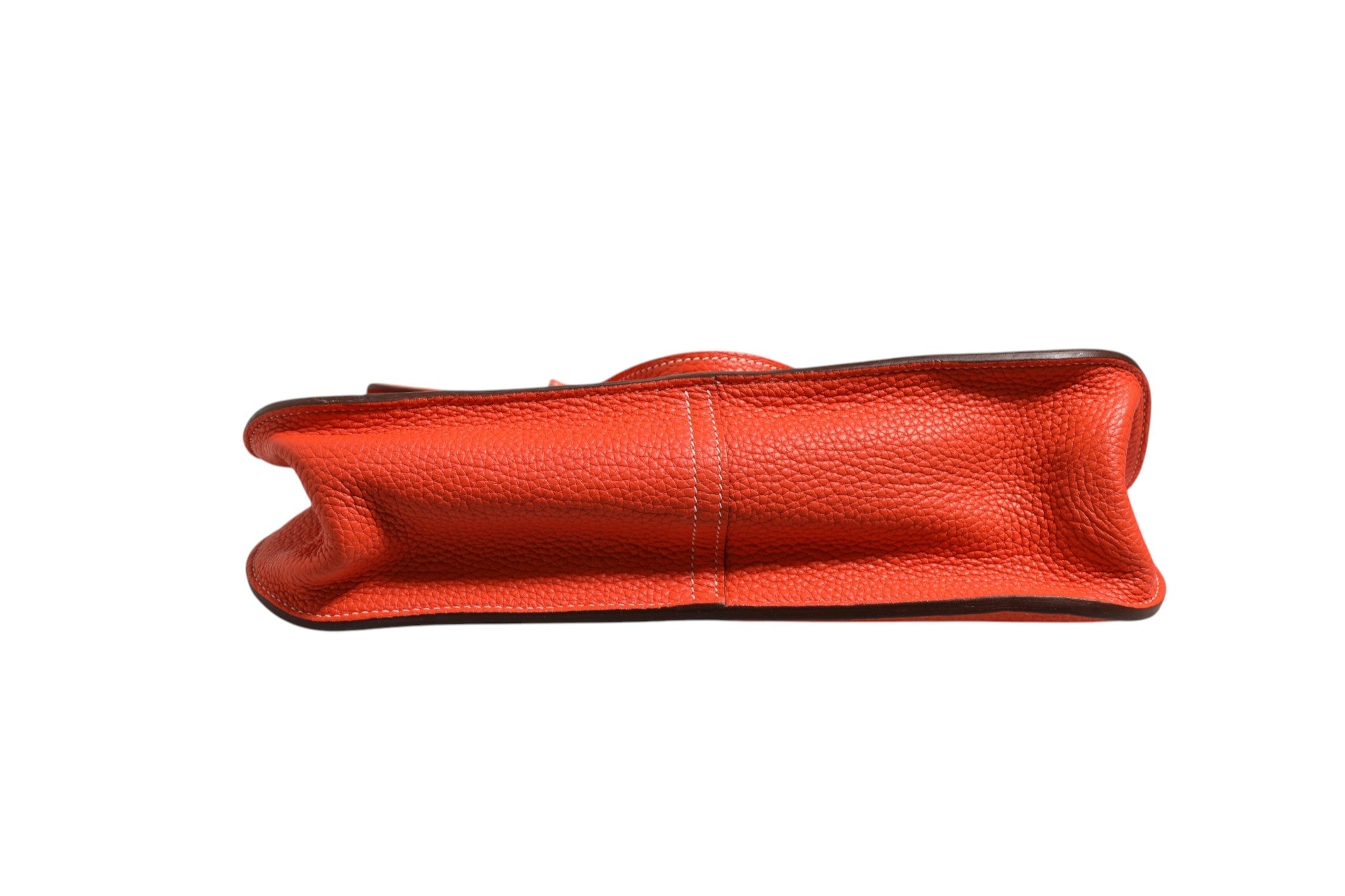Hermès Rouge Casaque Clemence Halzan 31 Palladium Hardware Hermès