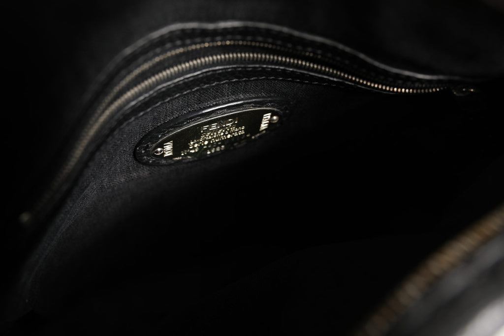 Fendi Selleria Leather Messenger Crossbody Bag Fendi