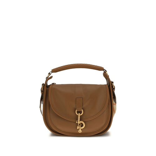 Burberry Brown Calf Leather Bos Taurus Shoulder Bag Burberry