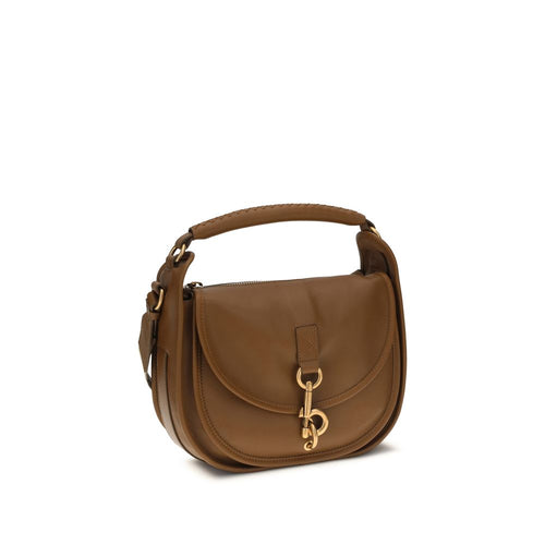 Burberry Brown Calf Leather Bos Taurus Shoulder Bag Burberry