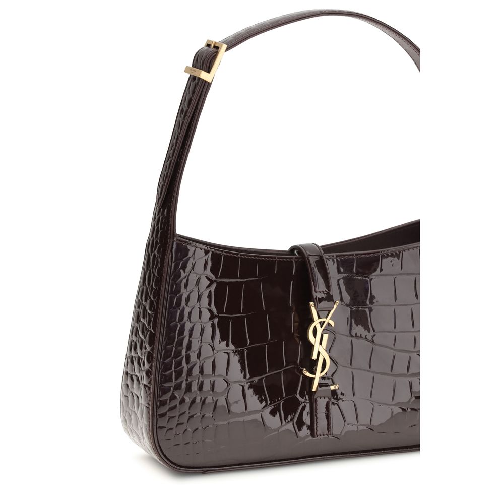 Saint Laurent Bordeaux Crocodile Shoulder Bag Saint Laurent