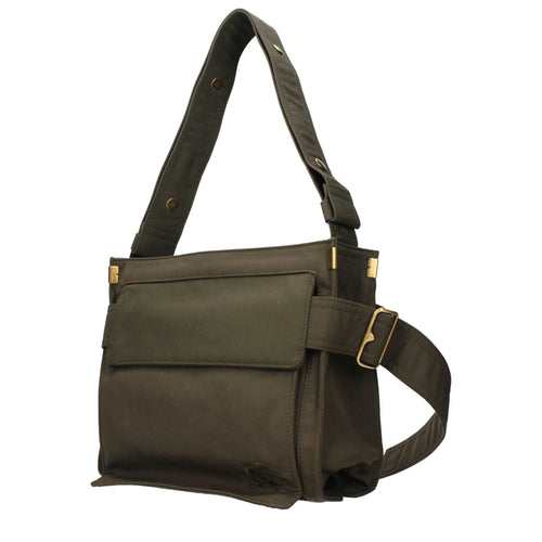 Burberry Green Fabric Shoulder Bag Burberry