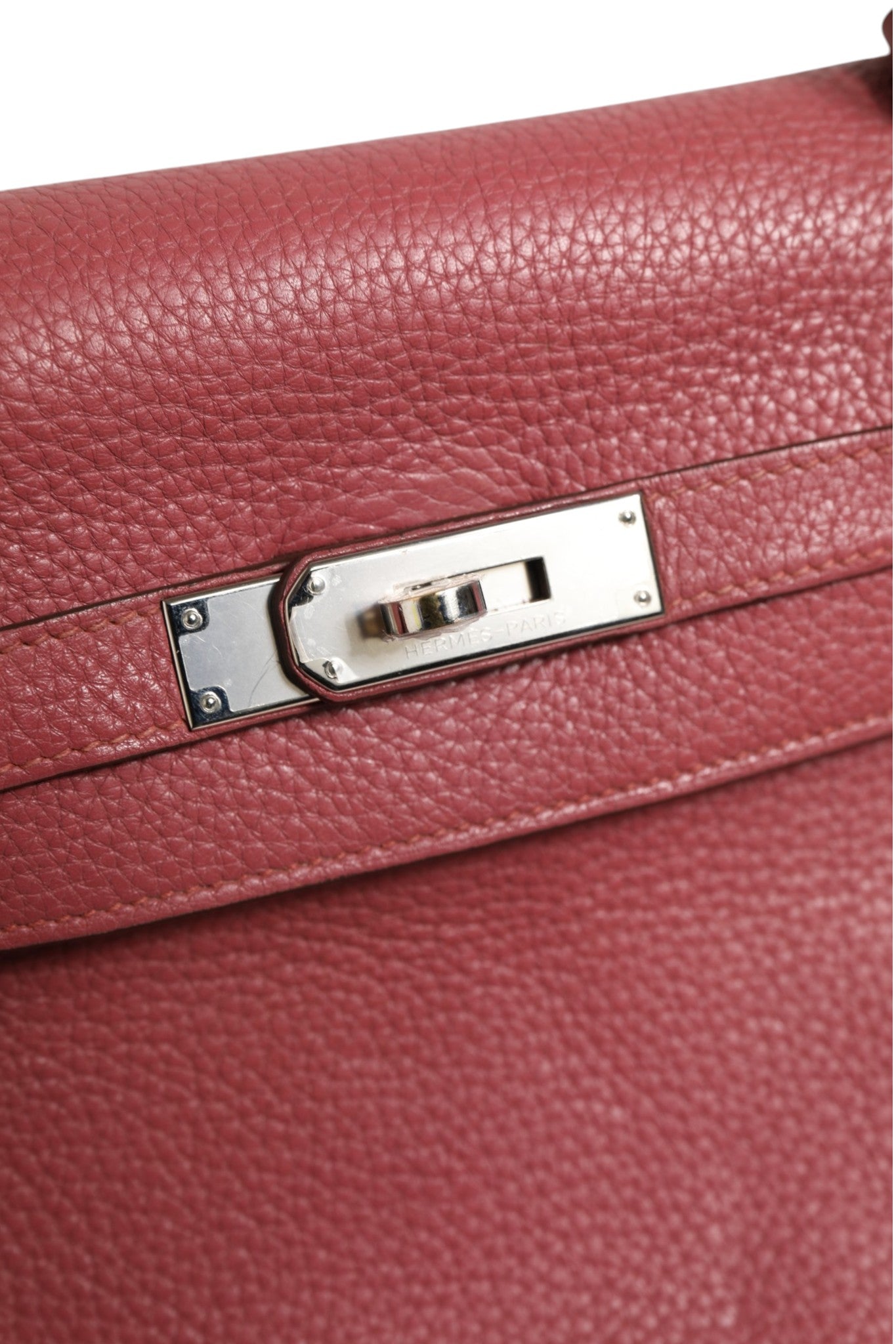 Hermès Kelly 32 Rouge H Togo Retourne Palladium Hermès