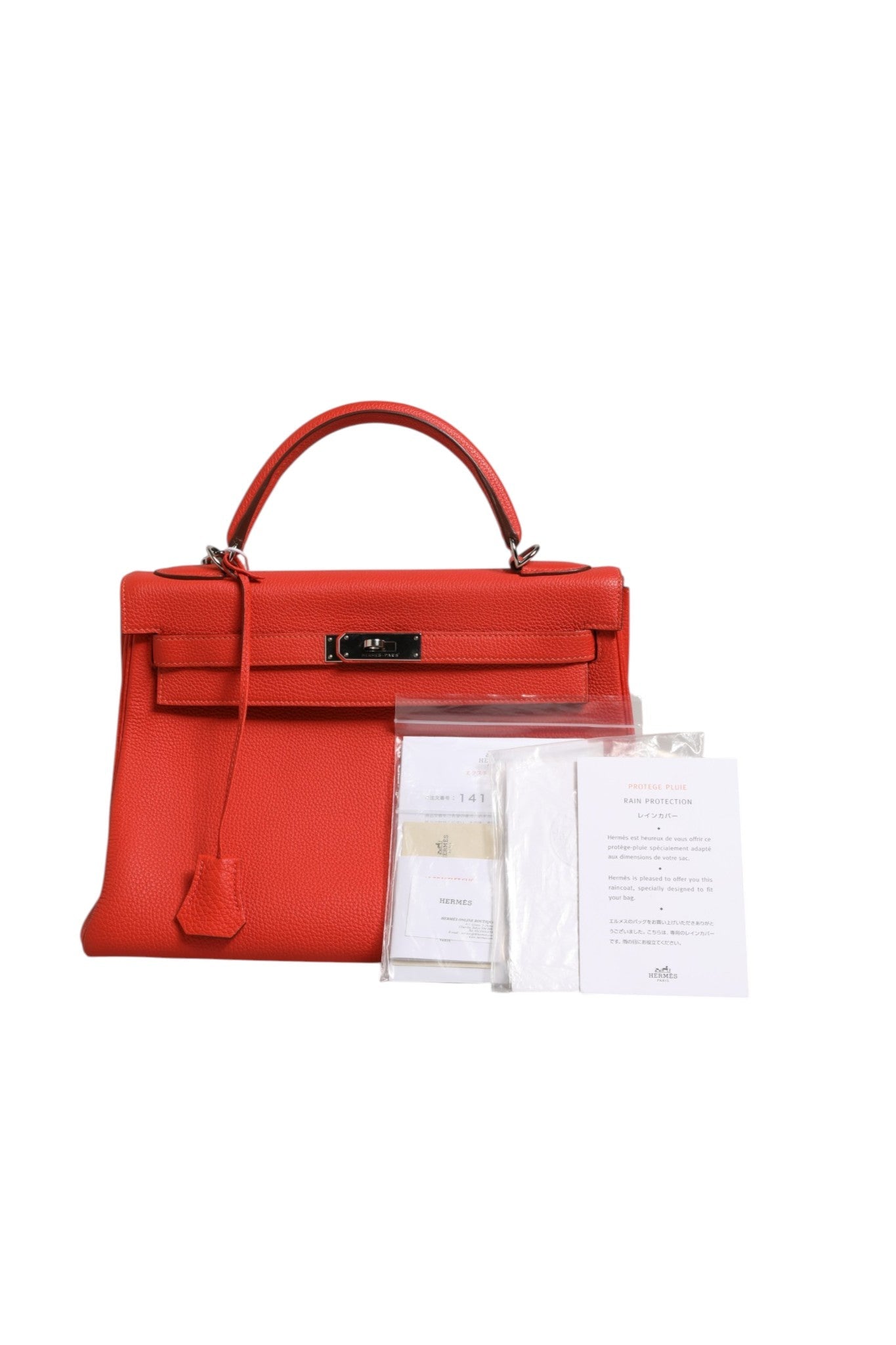 Hermès Kelly 32 Two-Way Handbag with Palladium Hardware Hermès