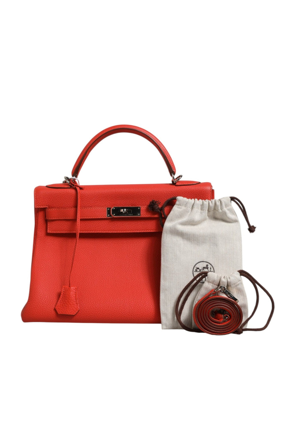 Hermès Kelly 32 Two-Way Handbag with Palladium Hardware Hermès
