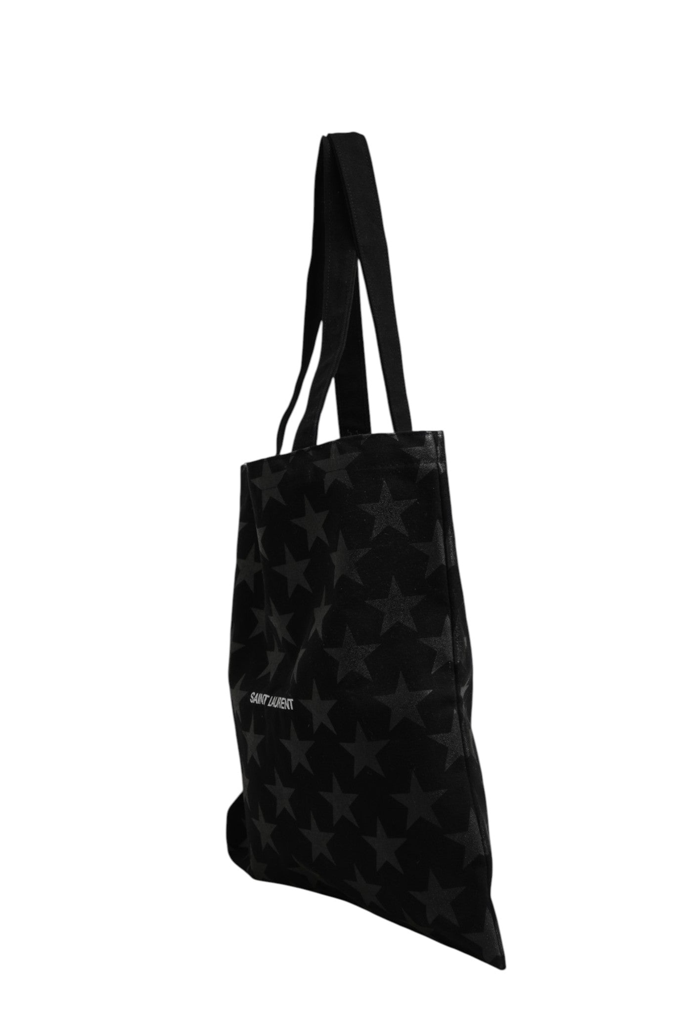 Saint Laurent Rive Droite Black Tote Bag With Star Print Tote bag Saint Laurent