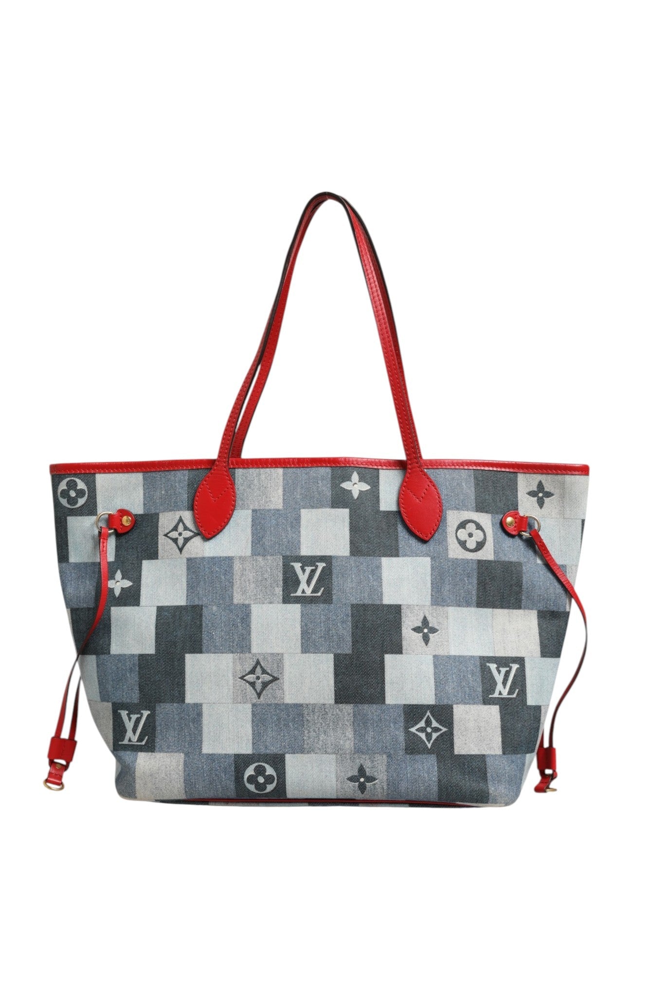 Louis Vuitton Neverfull Patchwork Monogram Denim Tote Bag Louis Vuitton