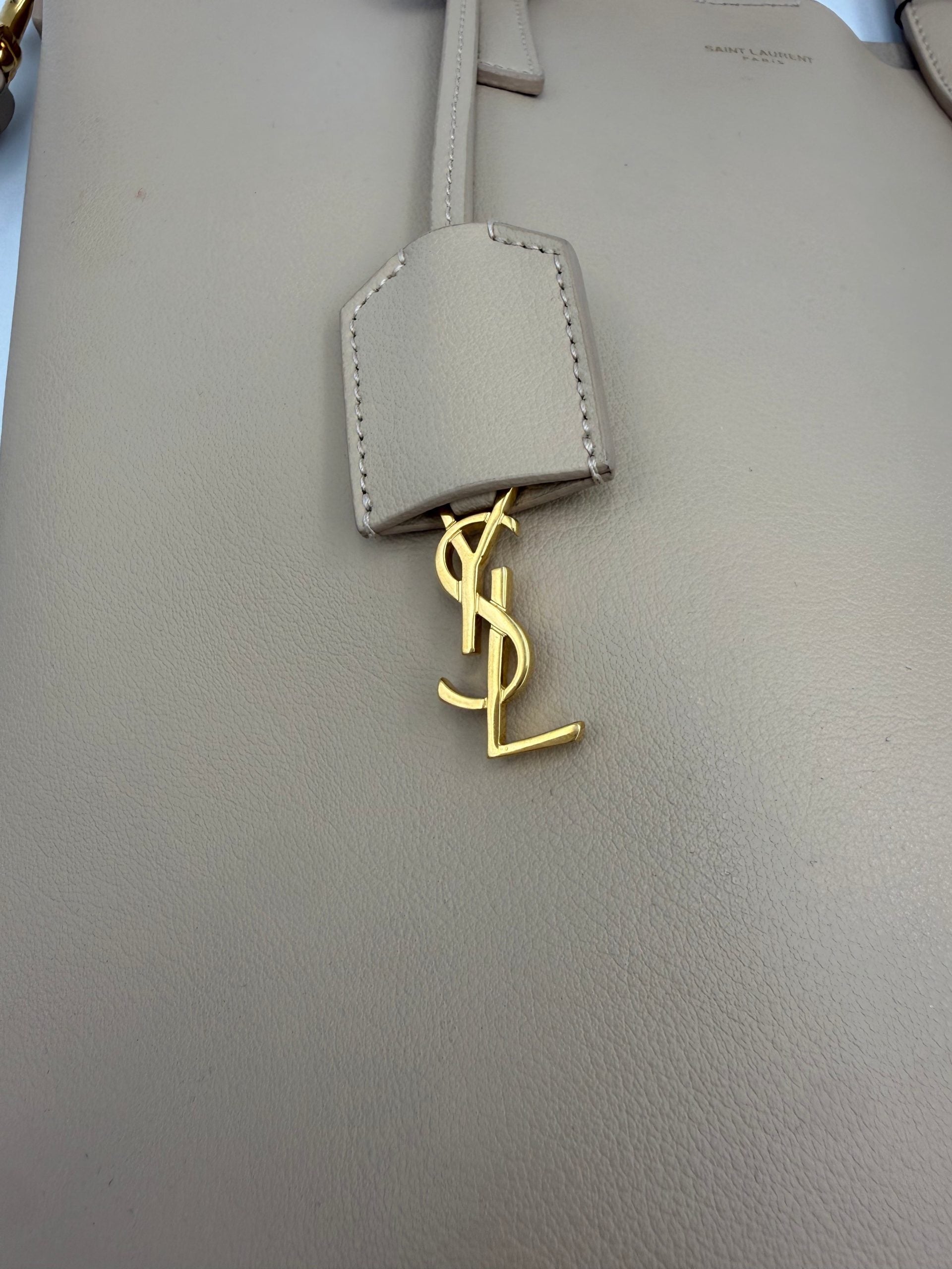 Saint Laurent SAINT LAURENT SHOPPING Beige Bag Saint Laurent