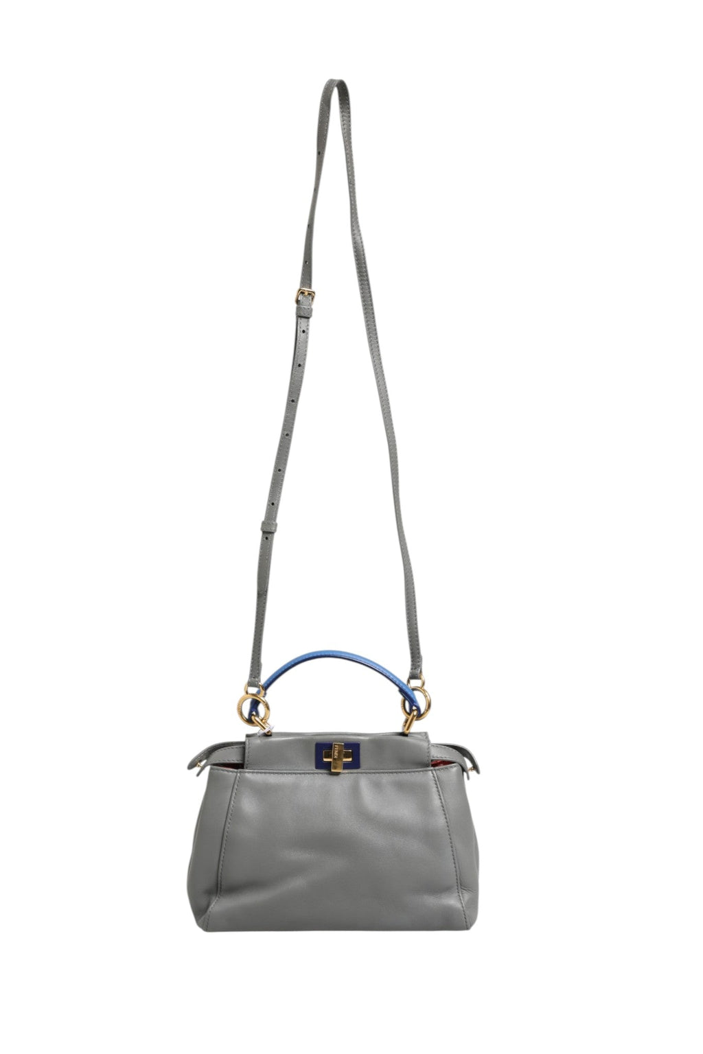 Fendi Mini Peekaboo Blue Grey Fendi
