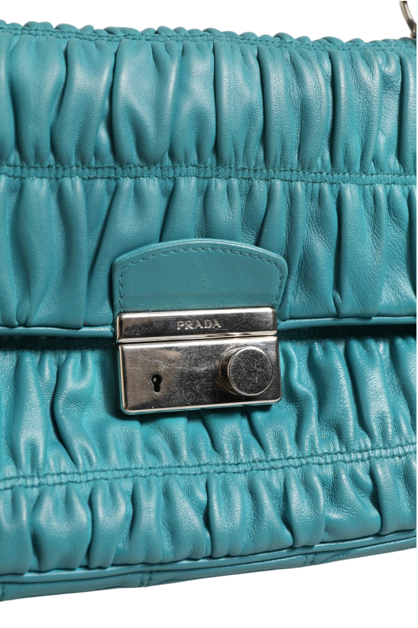 Prada Nappa Gaufre Flap Bag Prada