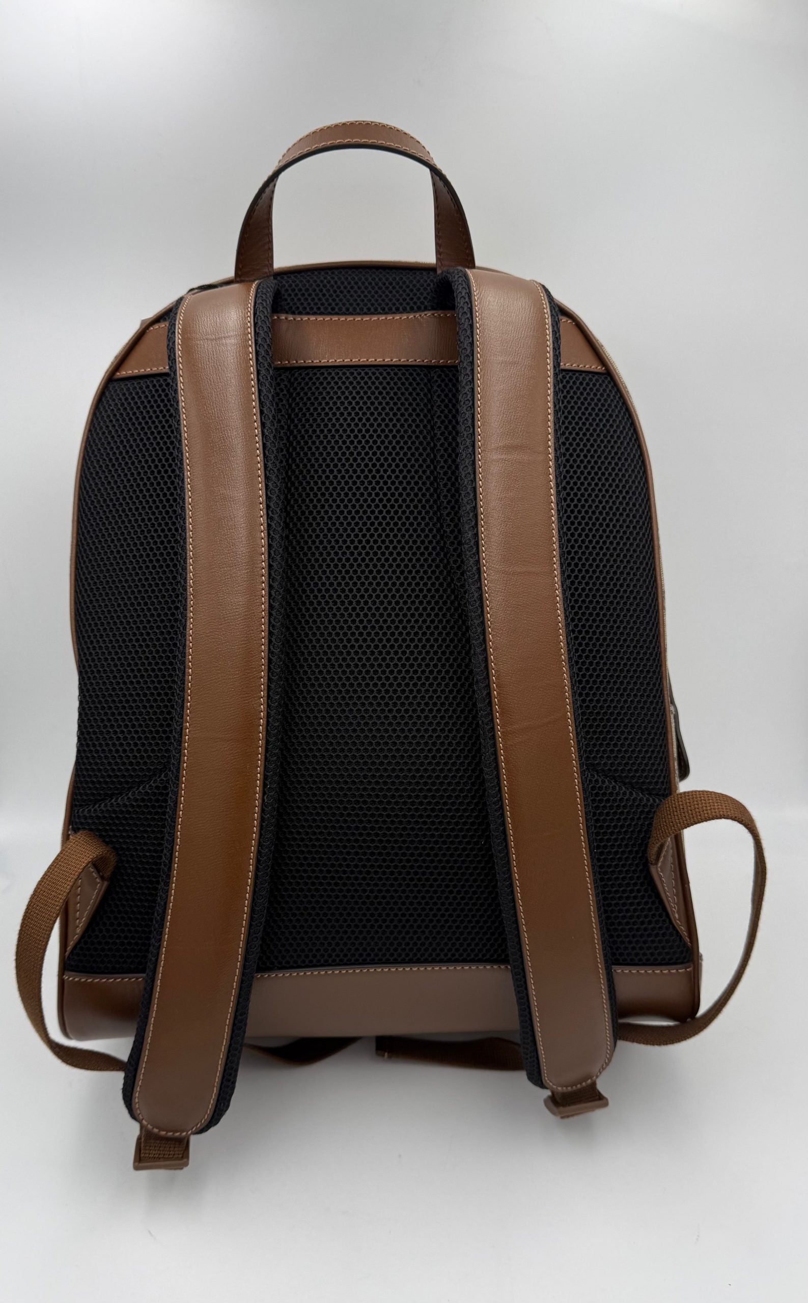 Gucci GUCCI GG Supreme and Leather Backpack Gucci