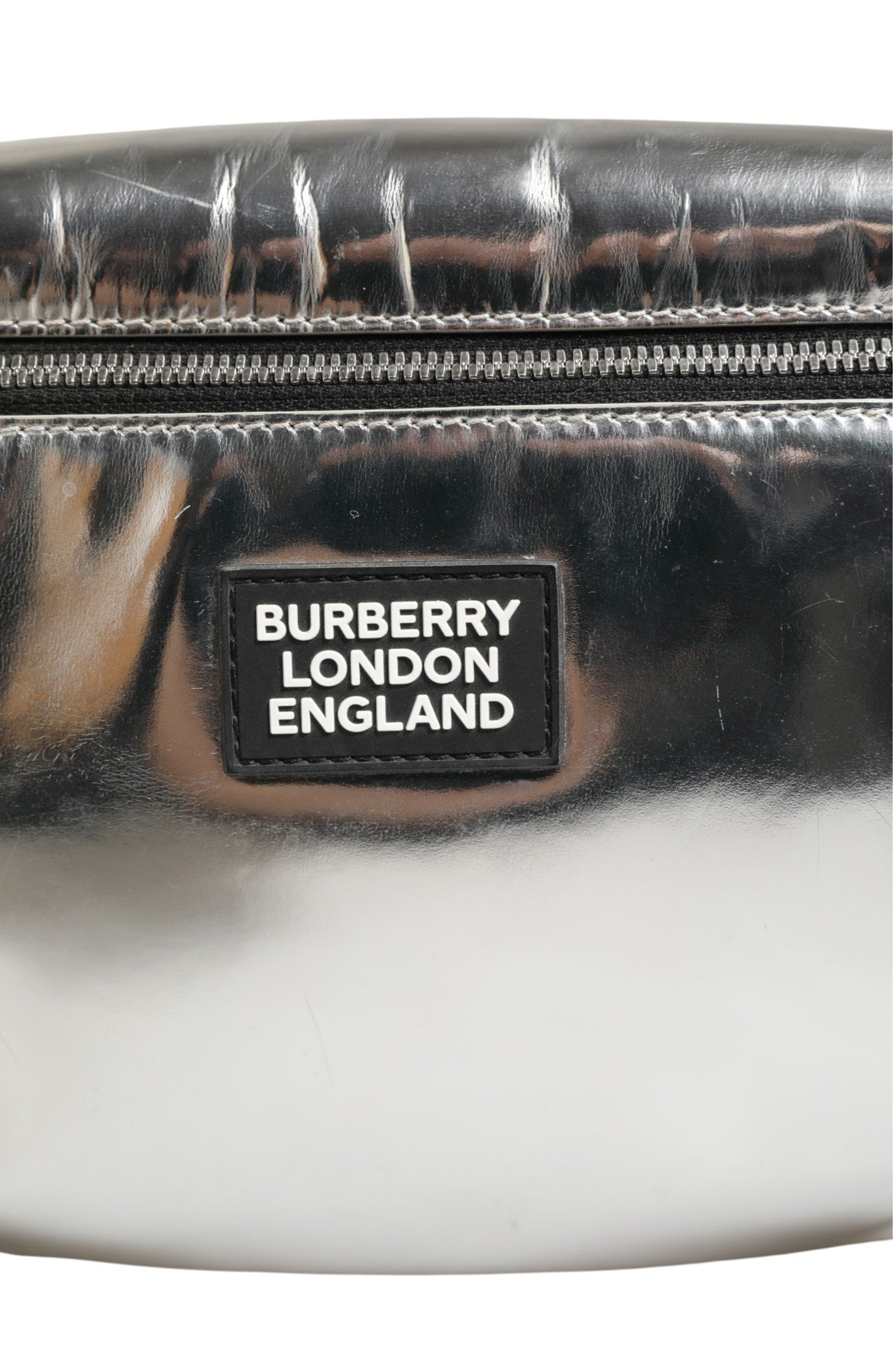 Burberry Belt bag Silver in Synthetic Burberry