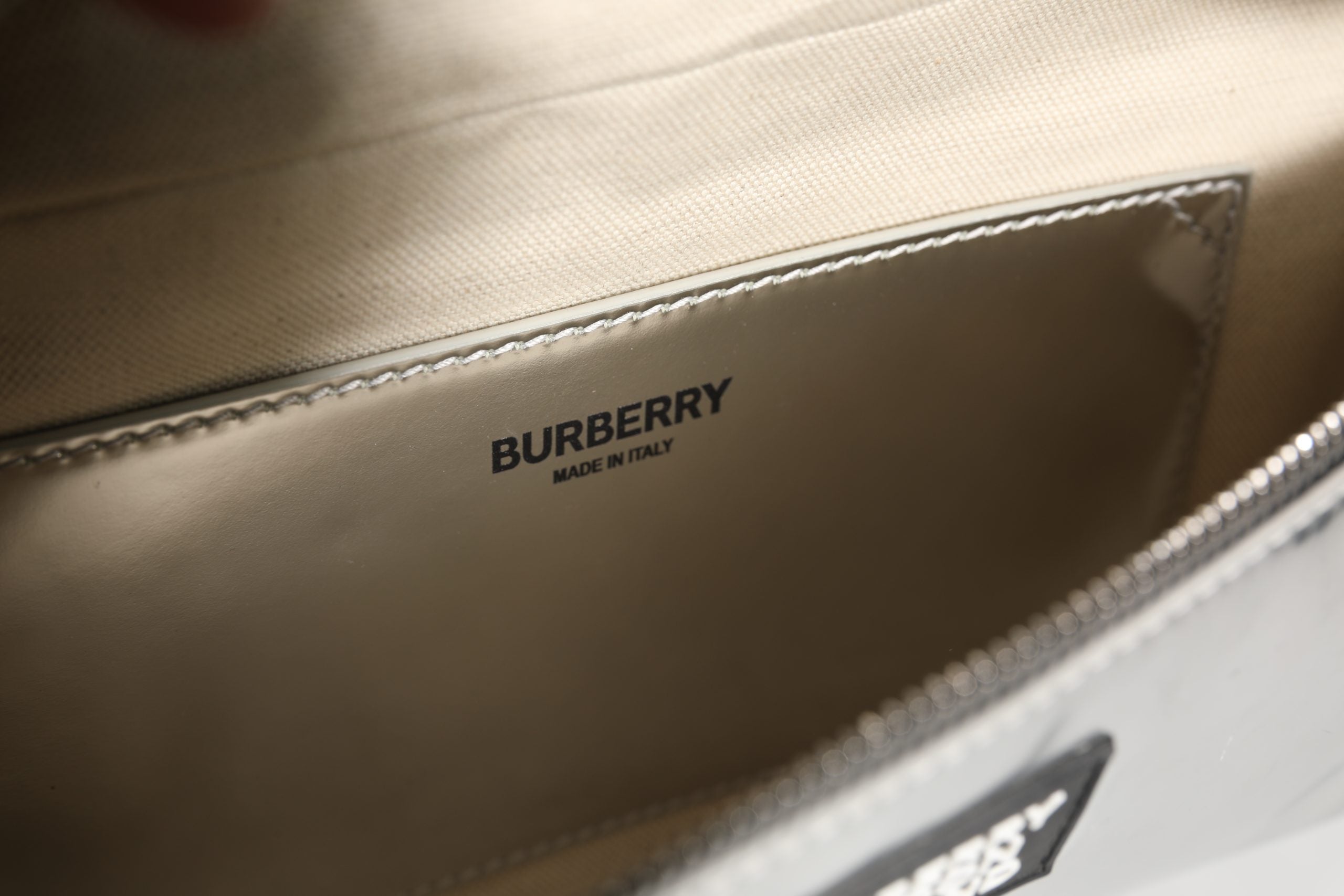 Burberry Belt bag Silver in Synthetic Burberry