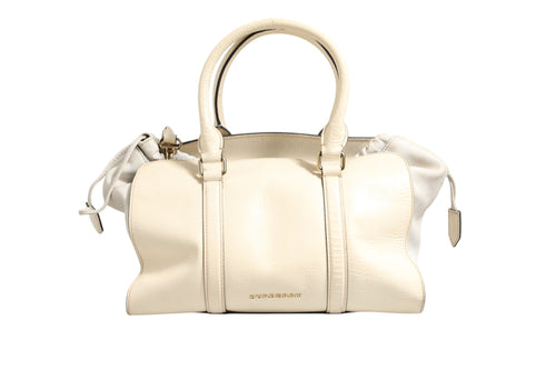 Burberry Chalk White Large Leather Tote Bag Burberry