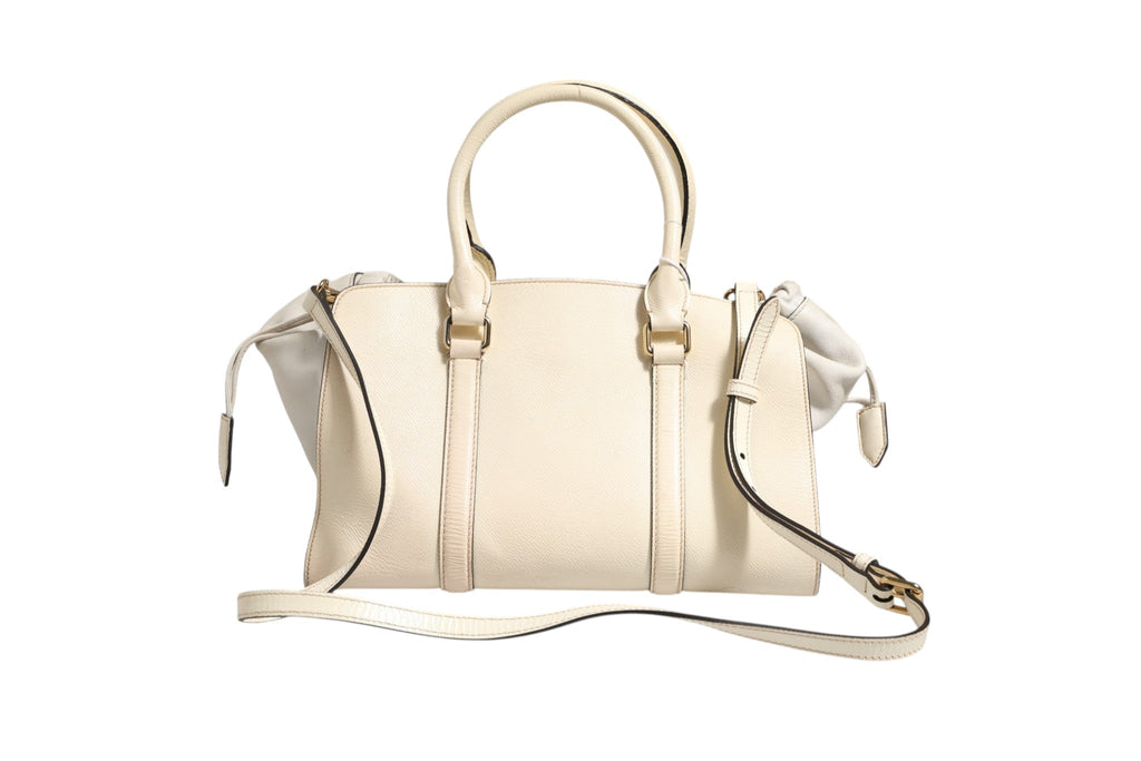 Burberry Chalk White Large Leather Tote Bag Burberry