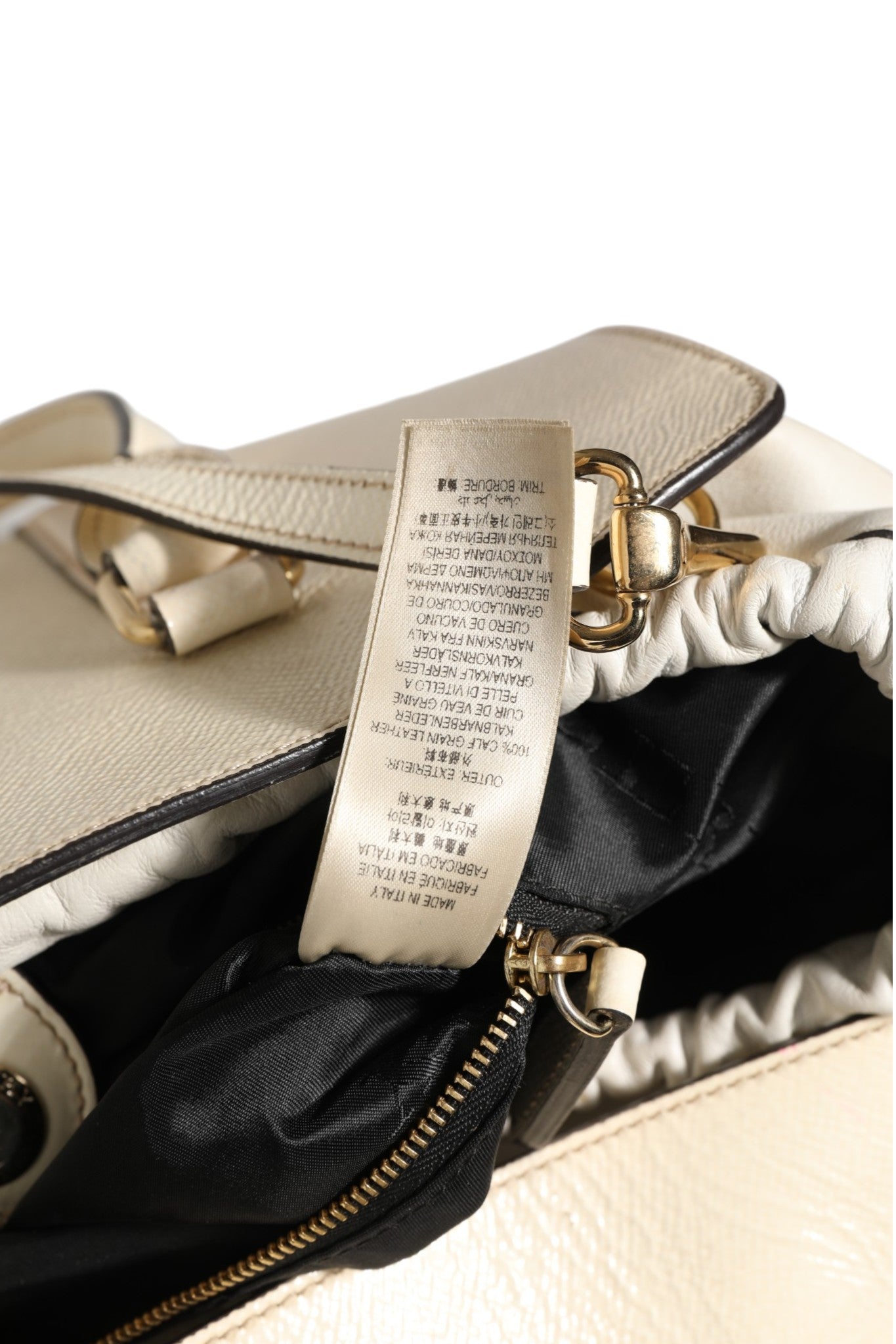 Burberry Chalk White Large Leather Tote Bag Burberry