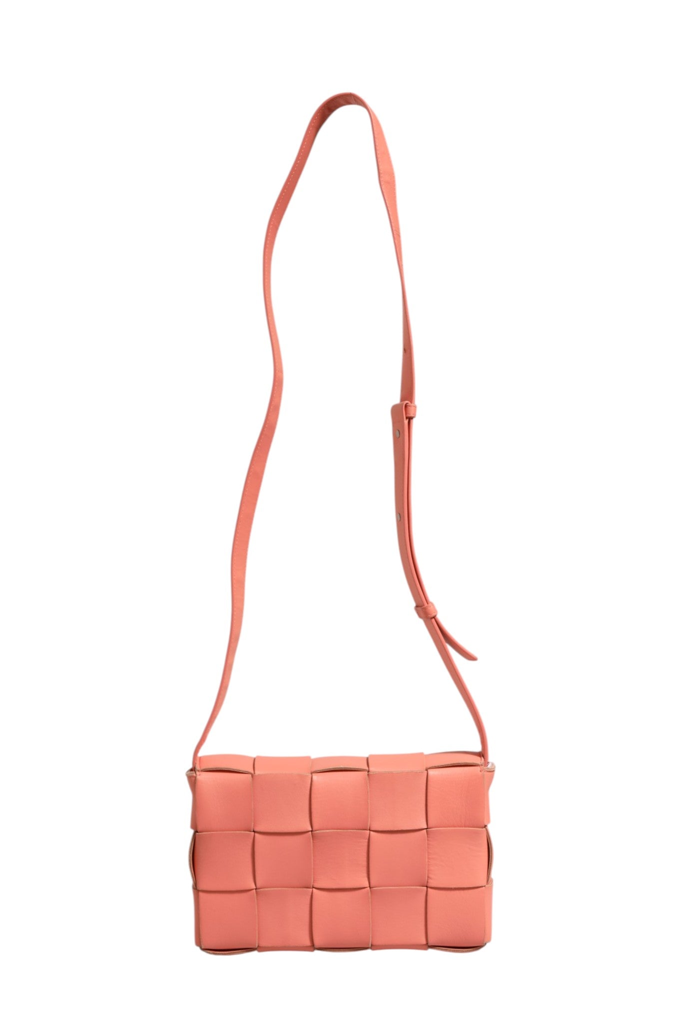 Bottega Veneta Lambskin Maxi Intrecciato Cassette Crossbody Bag Bottega Veneta