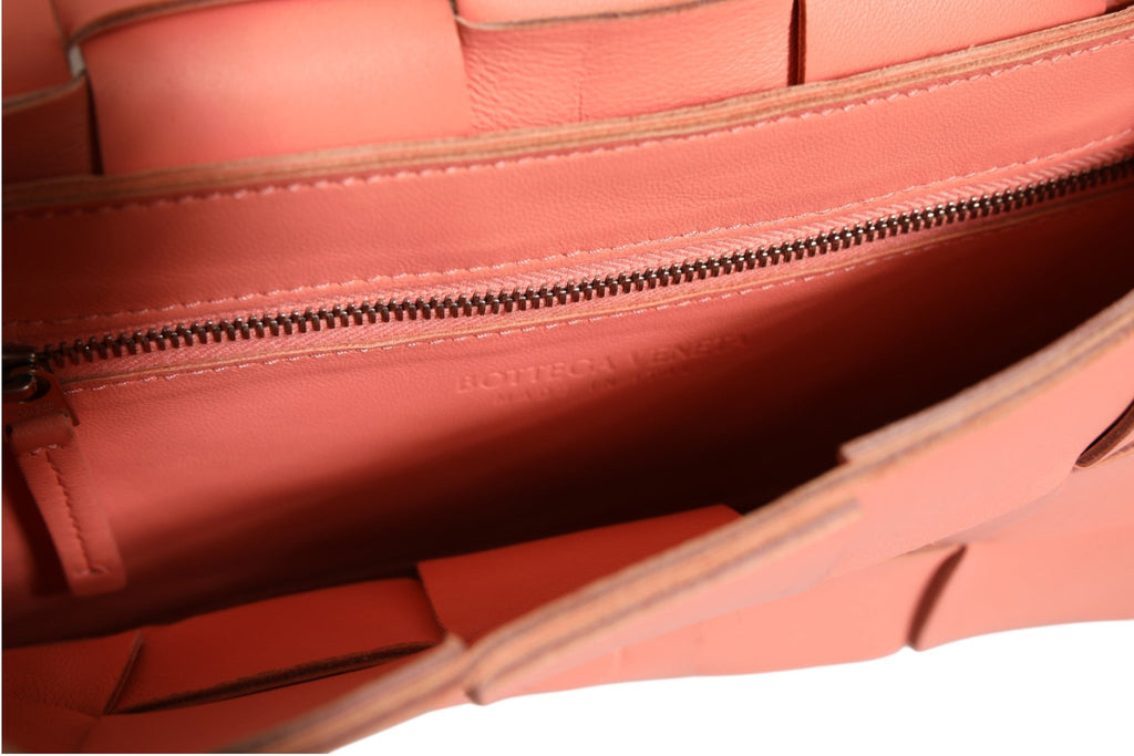 Bottega Veneta Lambskin Maxi Intrecciato Cassette Crossbody Bag Bottega Veneta