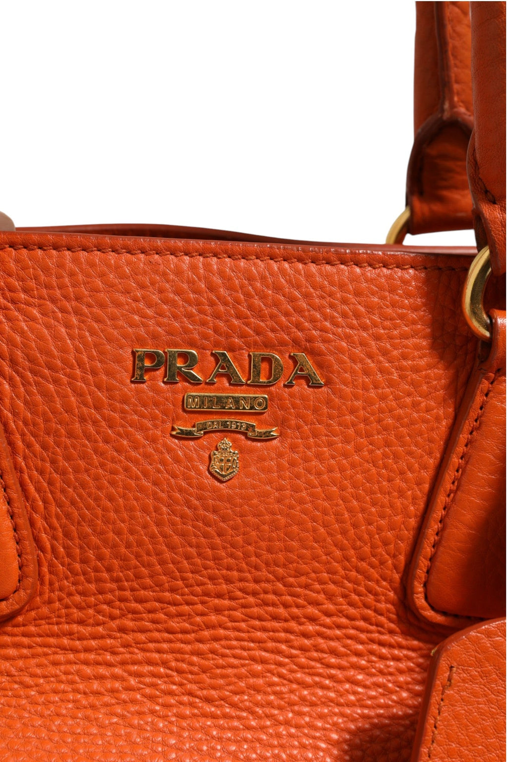Prada Vitello Daino Leather Tote Bag Prada