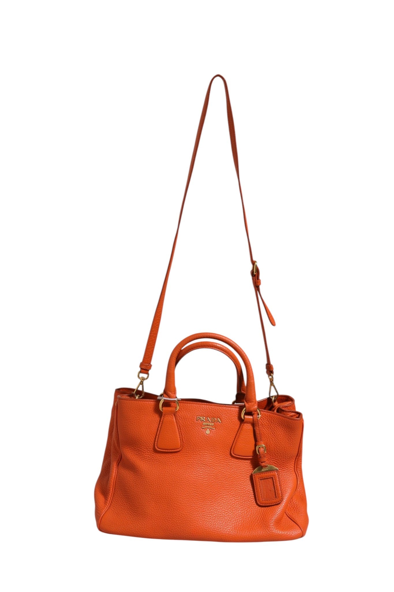 Prada Vitello Daino Leather Tote Bag Prada