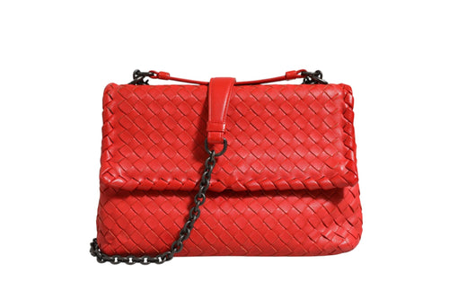 Bottega Veneta Olimpia Small Intrecciato Leather Shoulder Bag Bottega Veneta