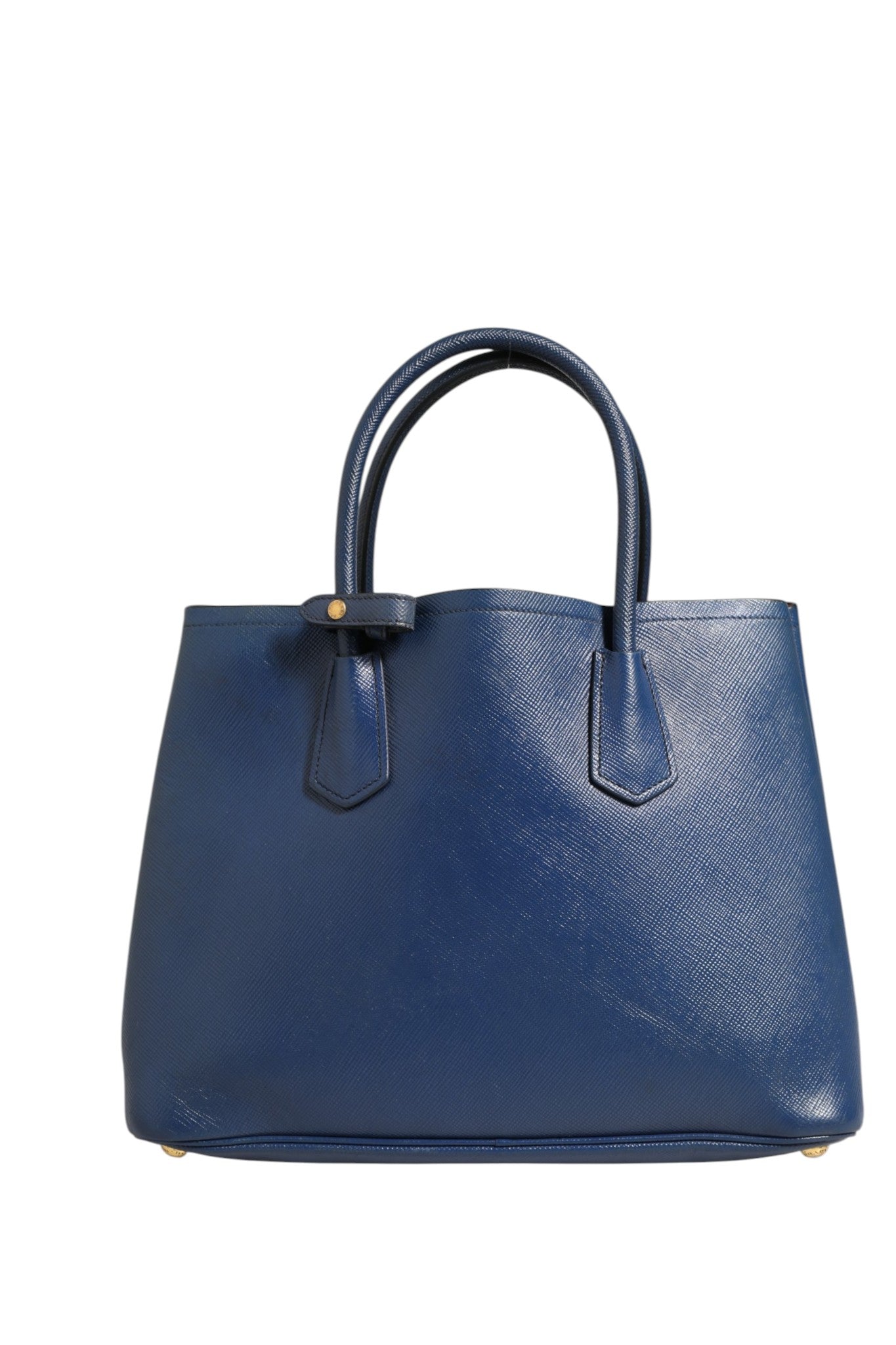 Prada Blue Saffiano Leather 2way Bag Prada