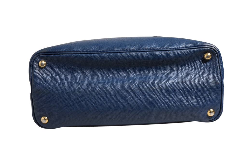 Prada Blue Saffiano Leather 2way Bag Prada