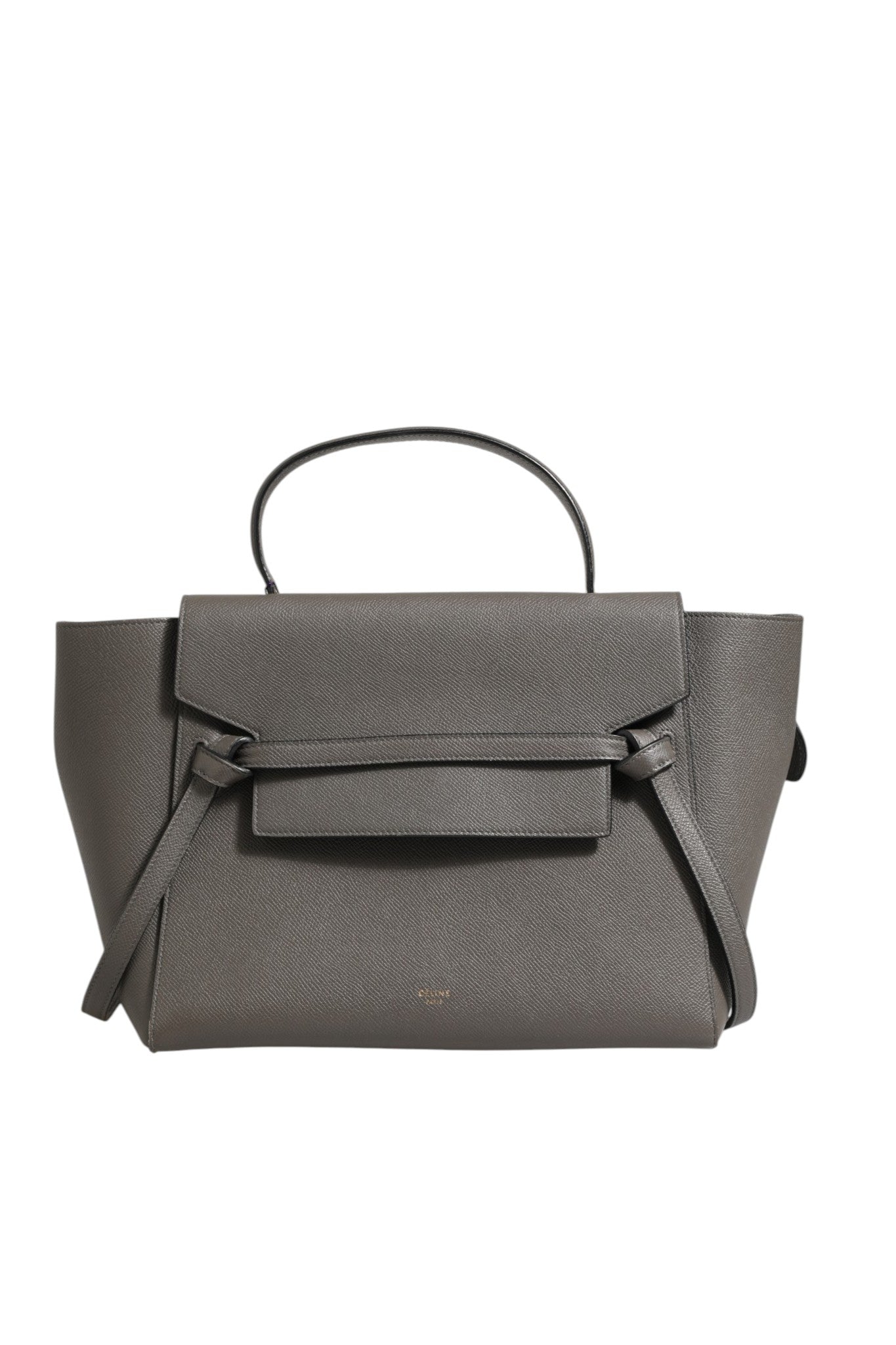 Celine Nano Belt Bag in Grained Calfskin Grey Celine