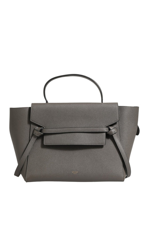 Celine Nano Belt Bag in Grained Calfskin Grey Celine
