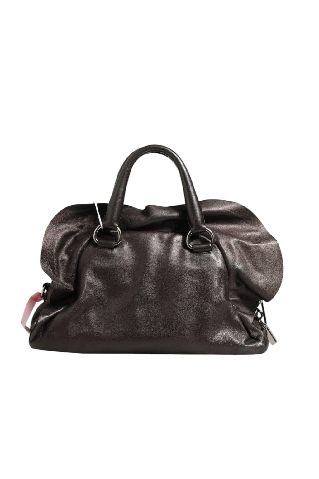 Prada Metallic Nappa Leather Ruffle Shoulder Bag Prada