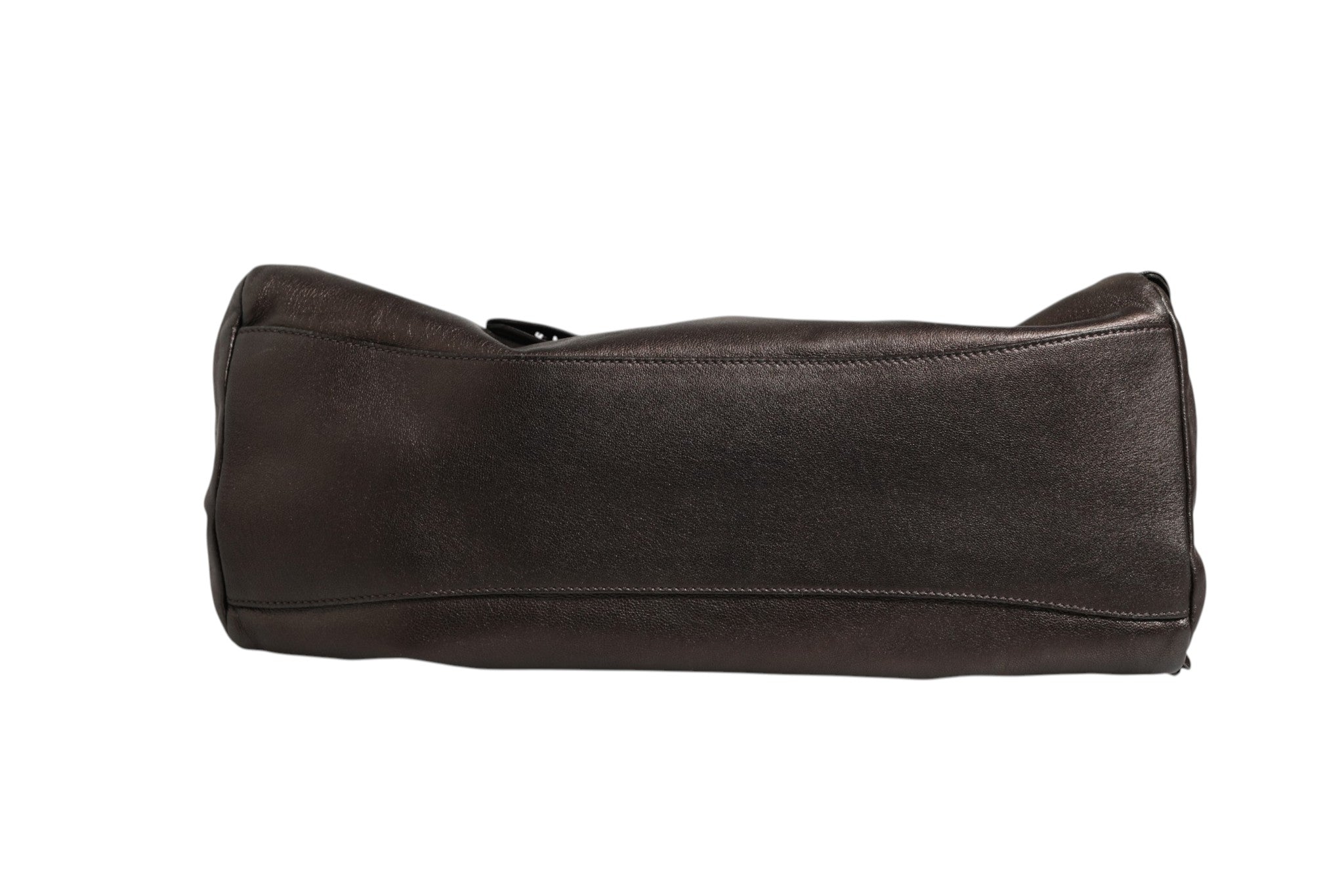 Prada Metallic Nappa Leather Ruffle Shoulder Bag Prada
