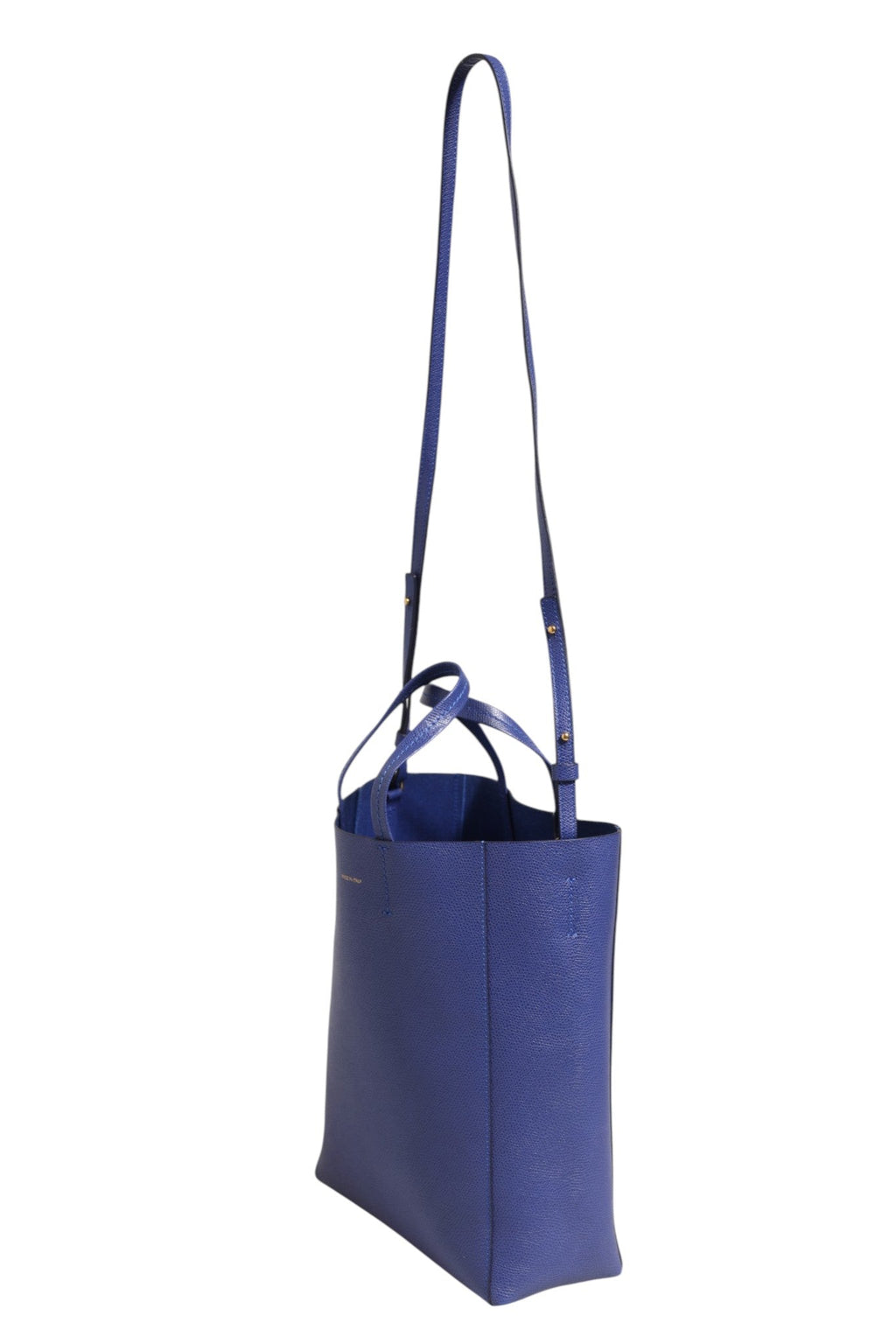 Celine Blue with Gold Tote Bag Celine